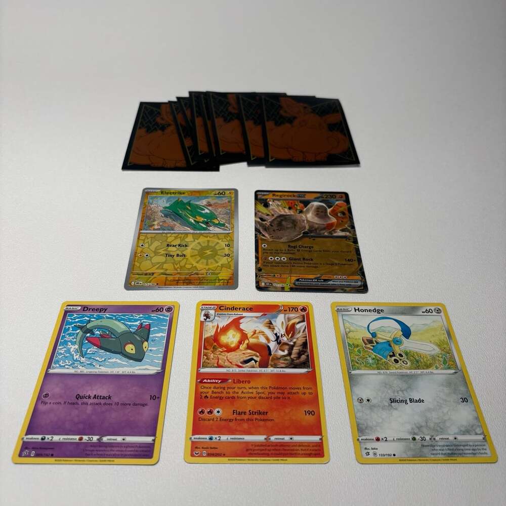 Pokemon Card Lot Cinderace Regirock V